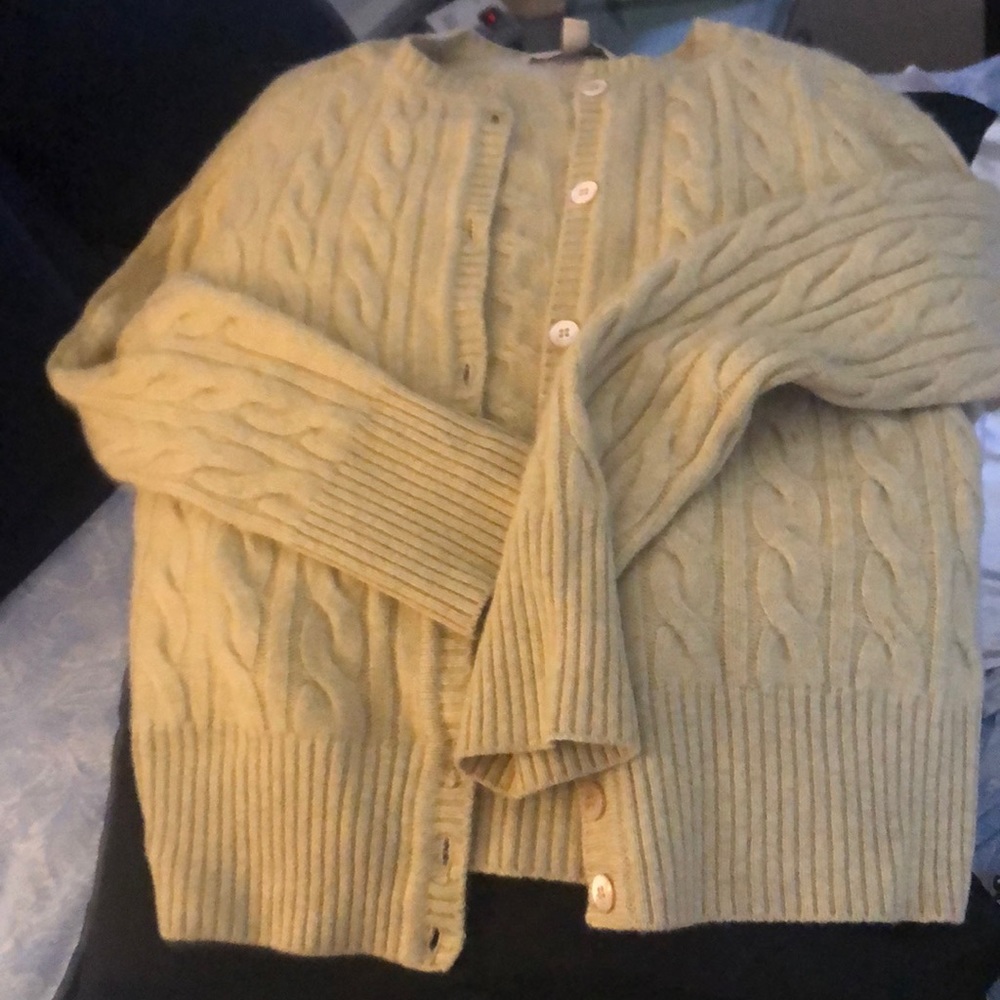 Cable Knit Cream Sweater